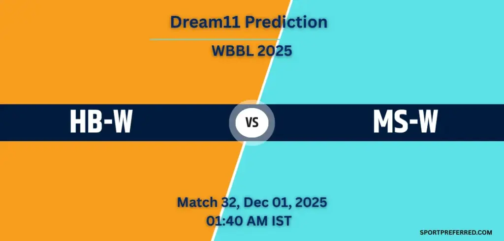 HB-W vs MS-W Dream11 Prediction: Match 32, Playing XI, Pitch Report & Head-to-Head - WBBL 2025