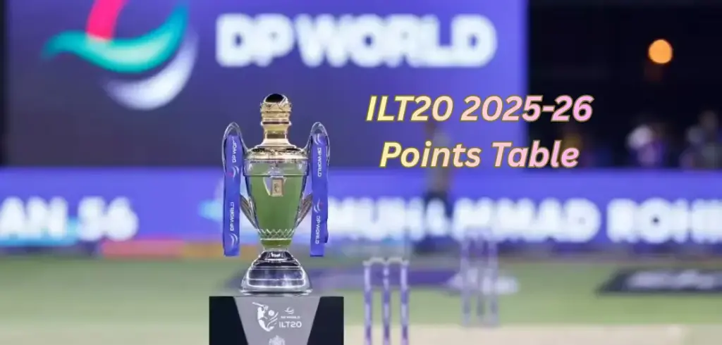 ILT20 2025–26 Points Table, Match Results & Full Schedule (Updated)