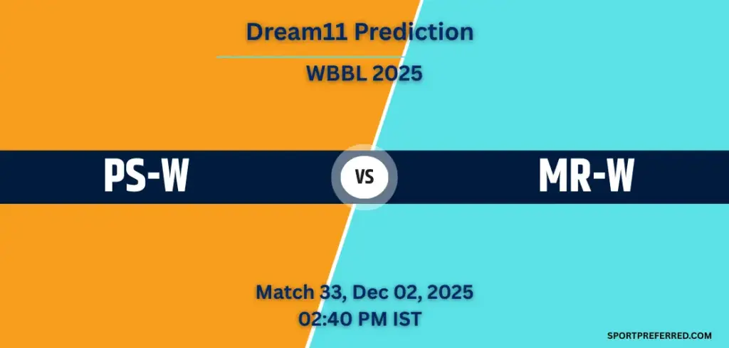PS-W vs MR-W Dream11 Prediction: Match 33, Playing XI, Pitch Report & Head to Head - WBBL 2025
