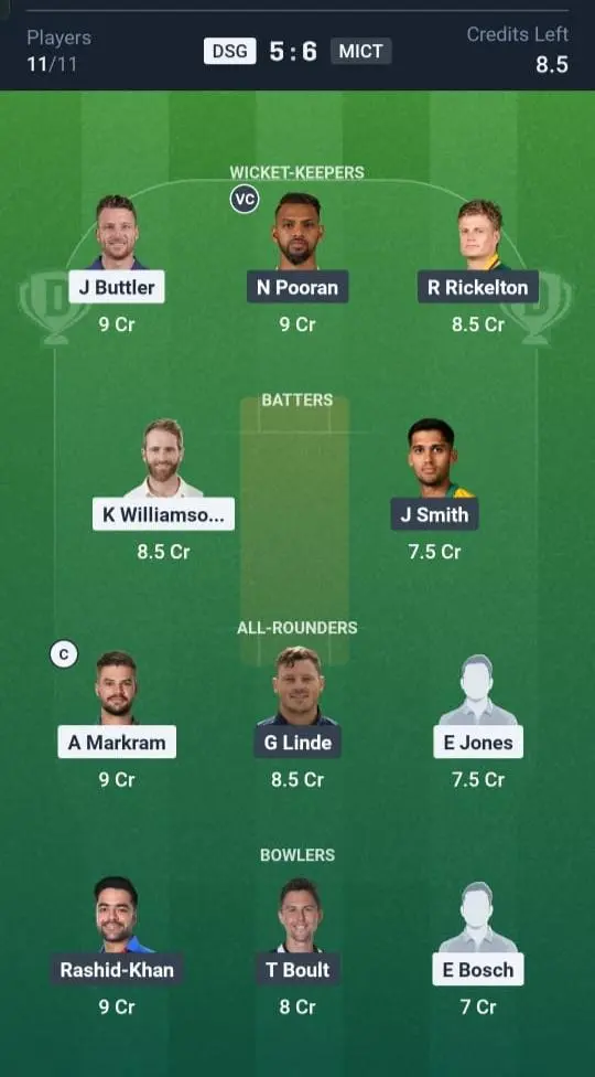 Small League – Safe Picks