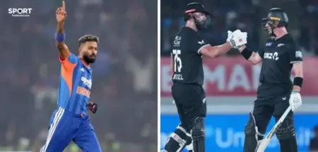 Hardik Pandya vs New Zealand T20I Stats & Records
