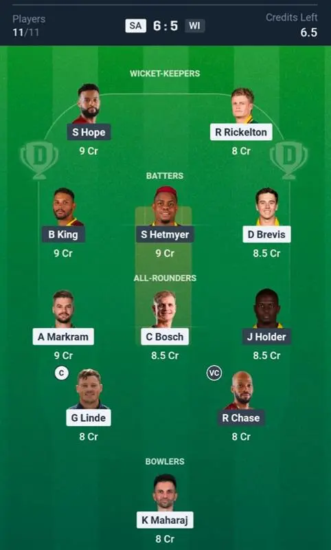 Small League (Safe Picks)