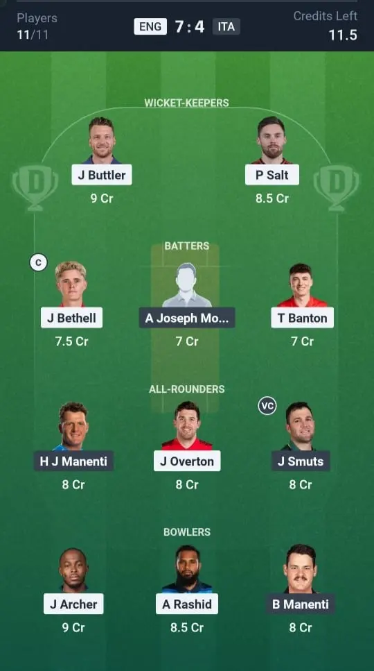 Small League (Safe Picks)