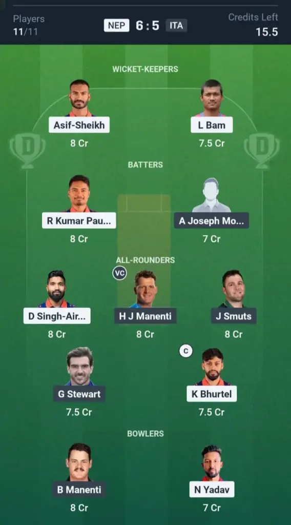 Small League (Safe Picks)