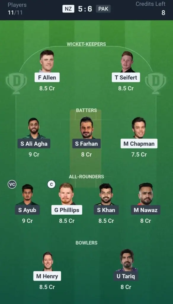 Small League (Safe Picks)