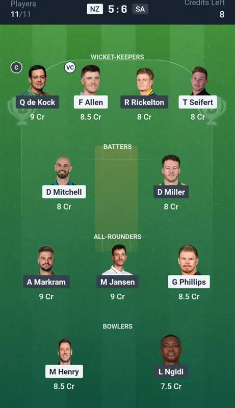 Small League (Safe Picks)