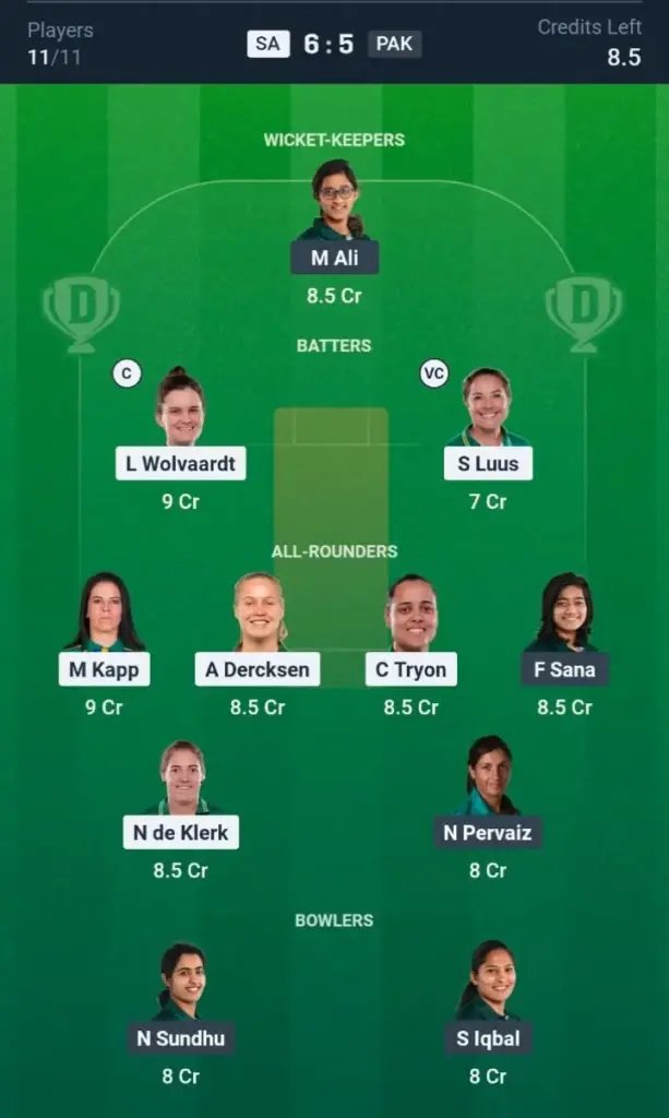 Small League (Safe Picks)