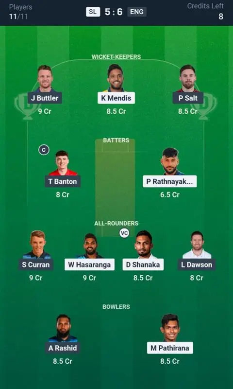 Small League (Safe Picks)