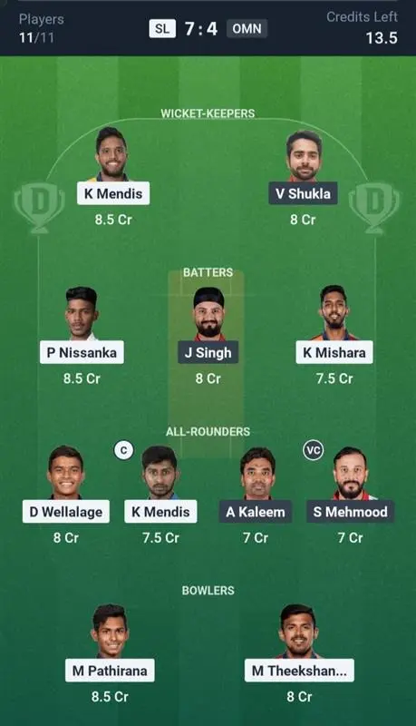 Small League (Safe Picks)