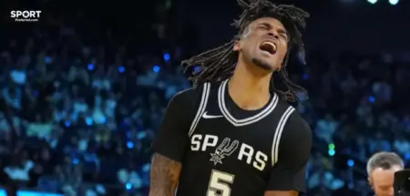 Stephon Castle Leads Spurs to 69-57 Halftime Lead vs Rockets with Strong Two-Way Performance