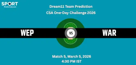 WEP vs WAR Dream11 Prediction